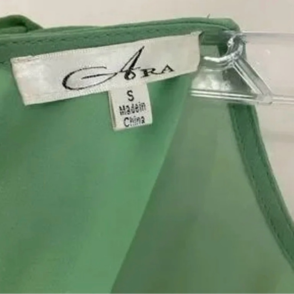 ModCloth Ara Green Vintage‑Inspired Pleated Dress Classic Fit & Flare Size S - Picture 7 of 8